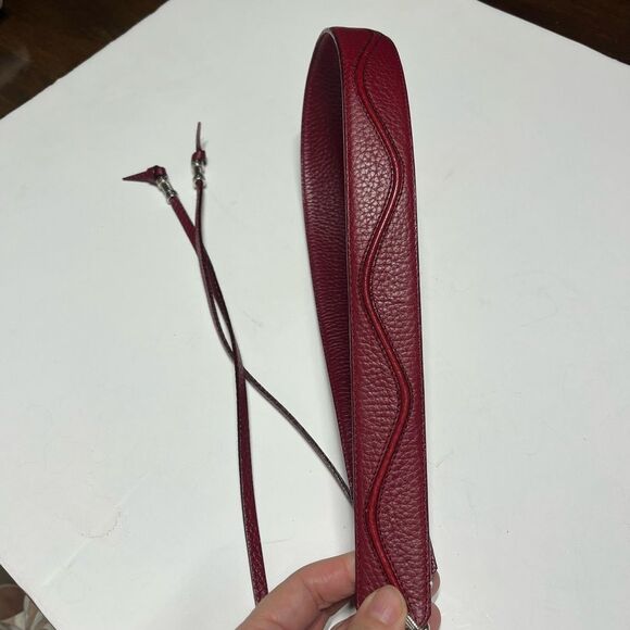 Brighton Double Lasso Tie Belt in Dark Red L NWOT - Picture 8 of 12